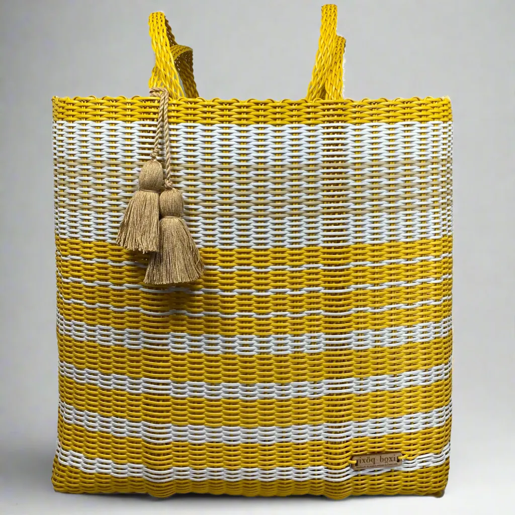 IXOQ Cesta recycled plastic tote (SOLD THRU KASSATEX) - XL Gradient