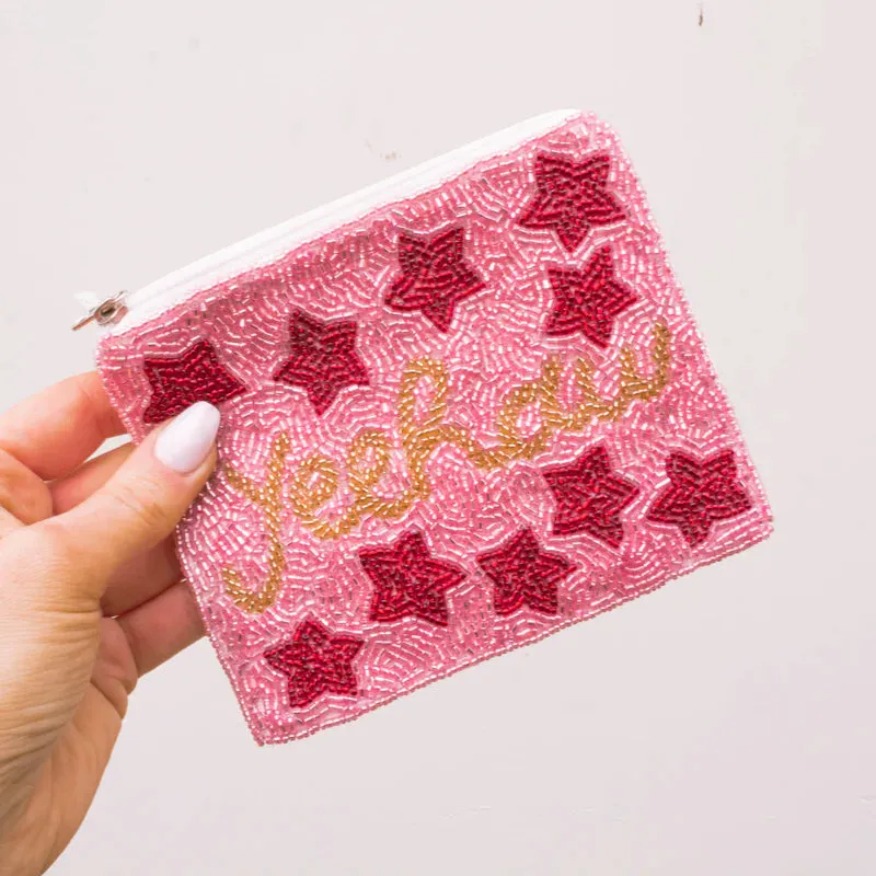 LaChic Beaded Coin Pouch