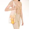 Natural Cotton Netted Shoulder Bag