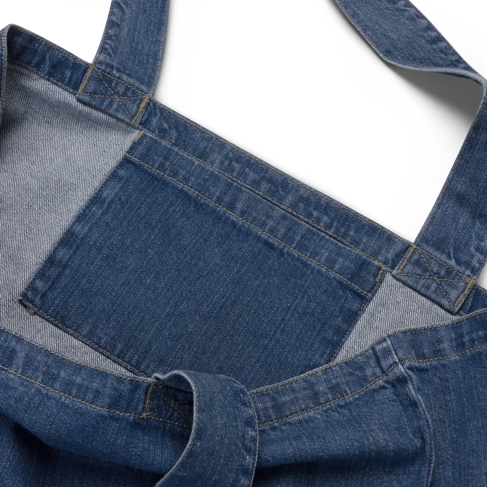 Organic denim tote bag, Cavalier King Charles Lovers