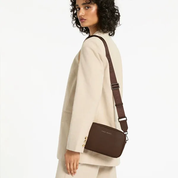 Plunder Bag with Webbed Strap - Cocoa