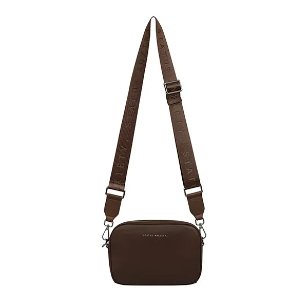 Plunder Bag with Webbed Strap - Cocoa