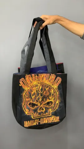 REWORKED Harley Davidson Printed Tote Bag (AW24)