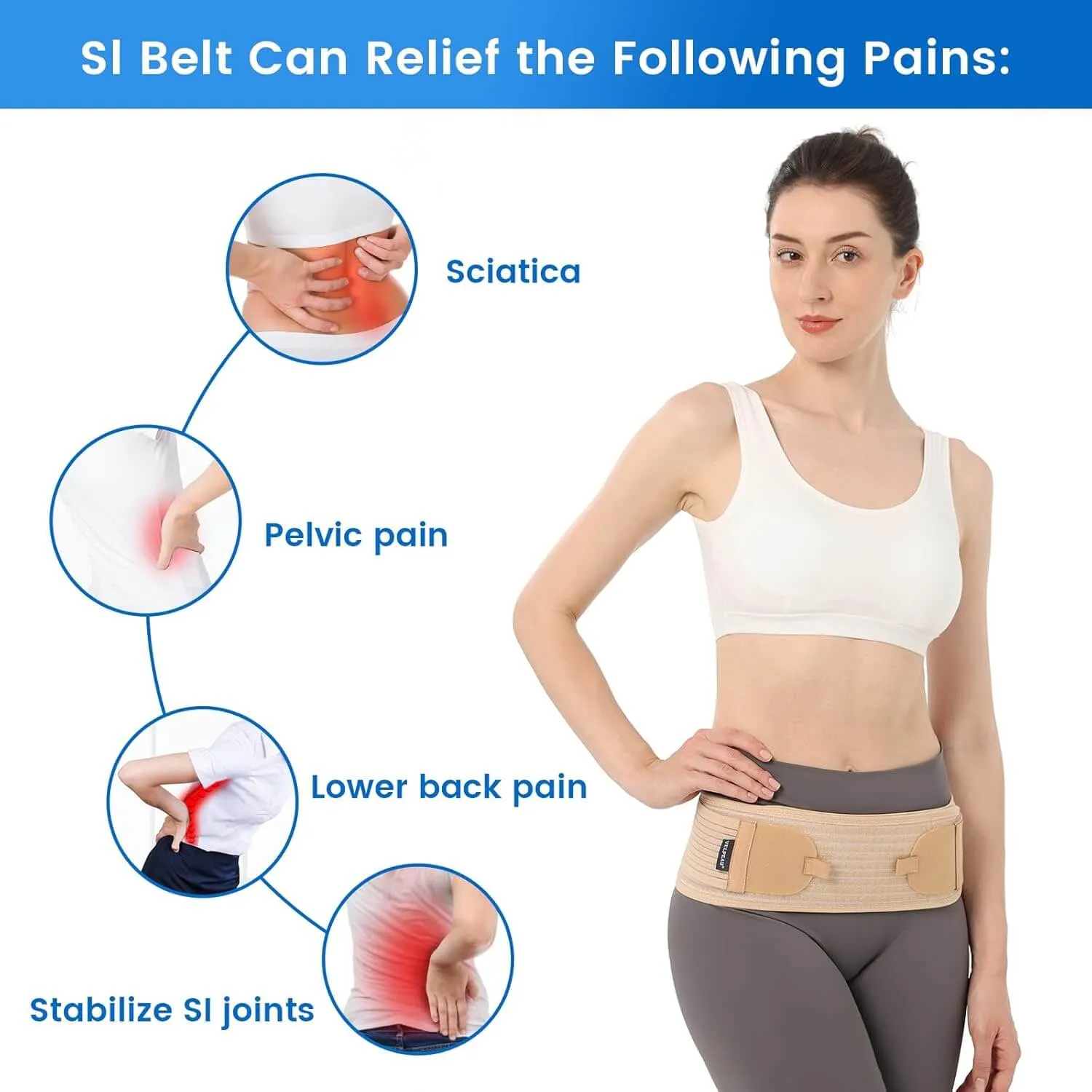 Sacroiliac Belt - Elastic Version