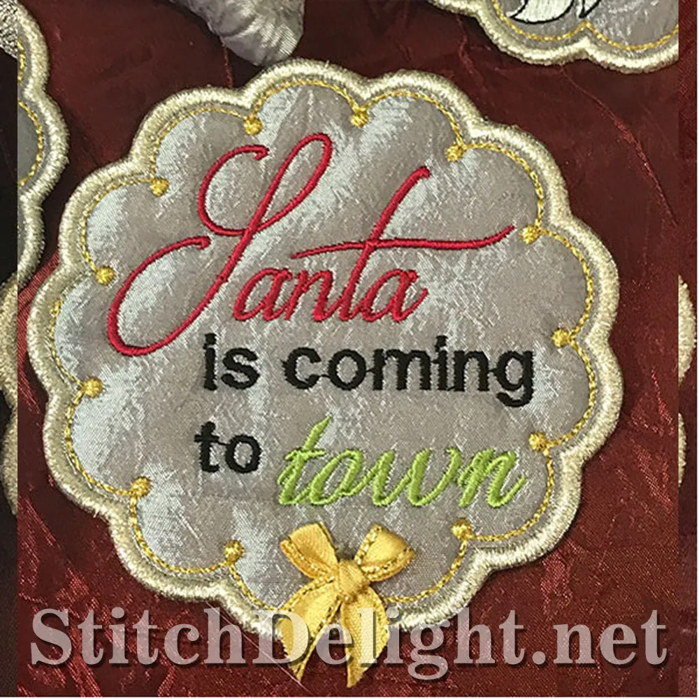 SDS1139 Christmas Coasters and GiftBag
