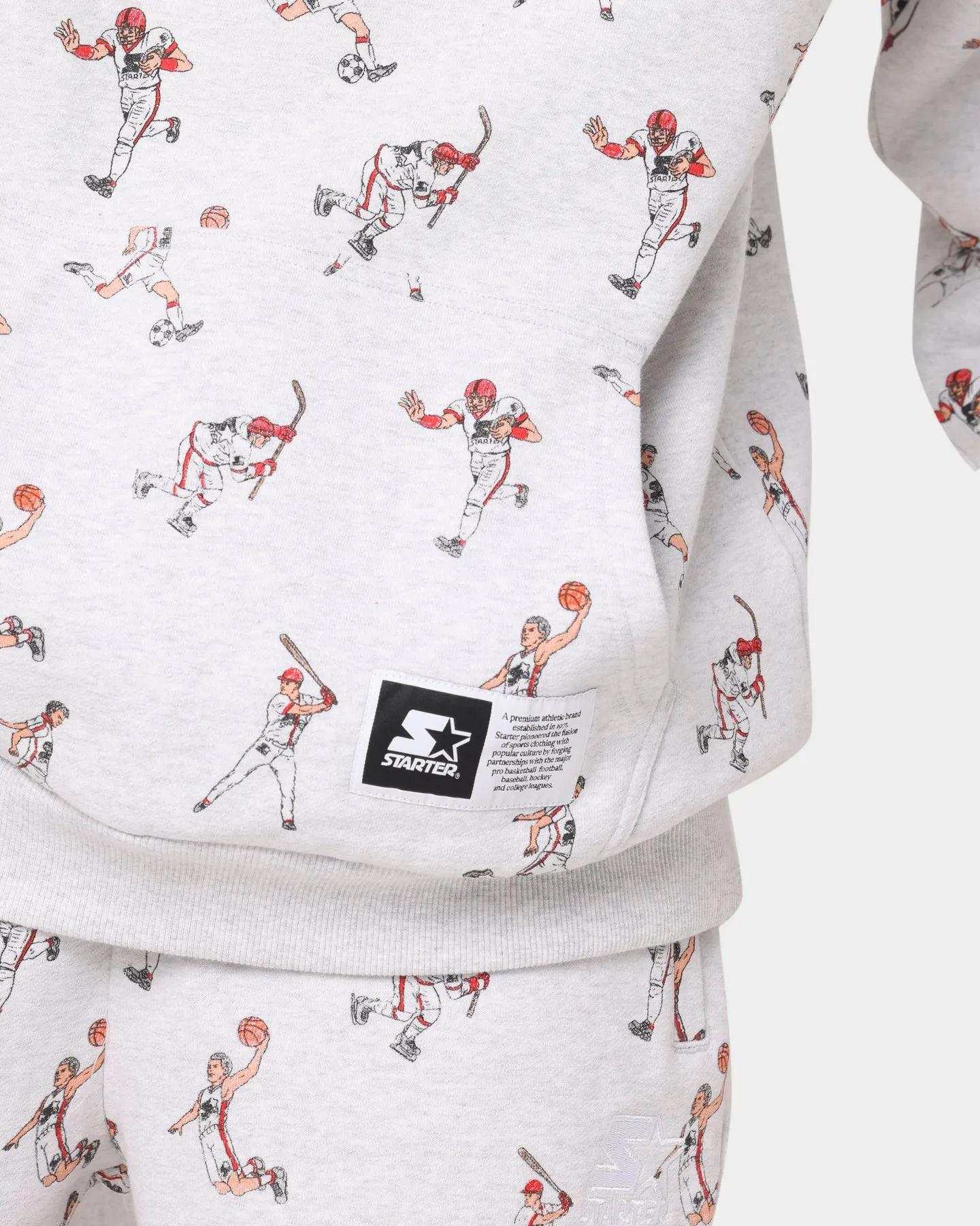 Starter Sports Stars Hoodie Pepper Grey