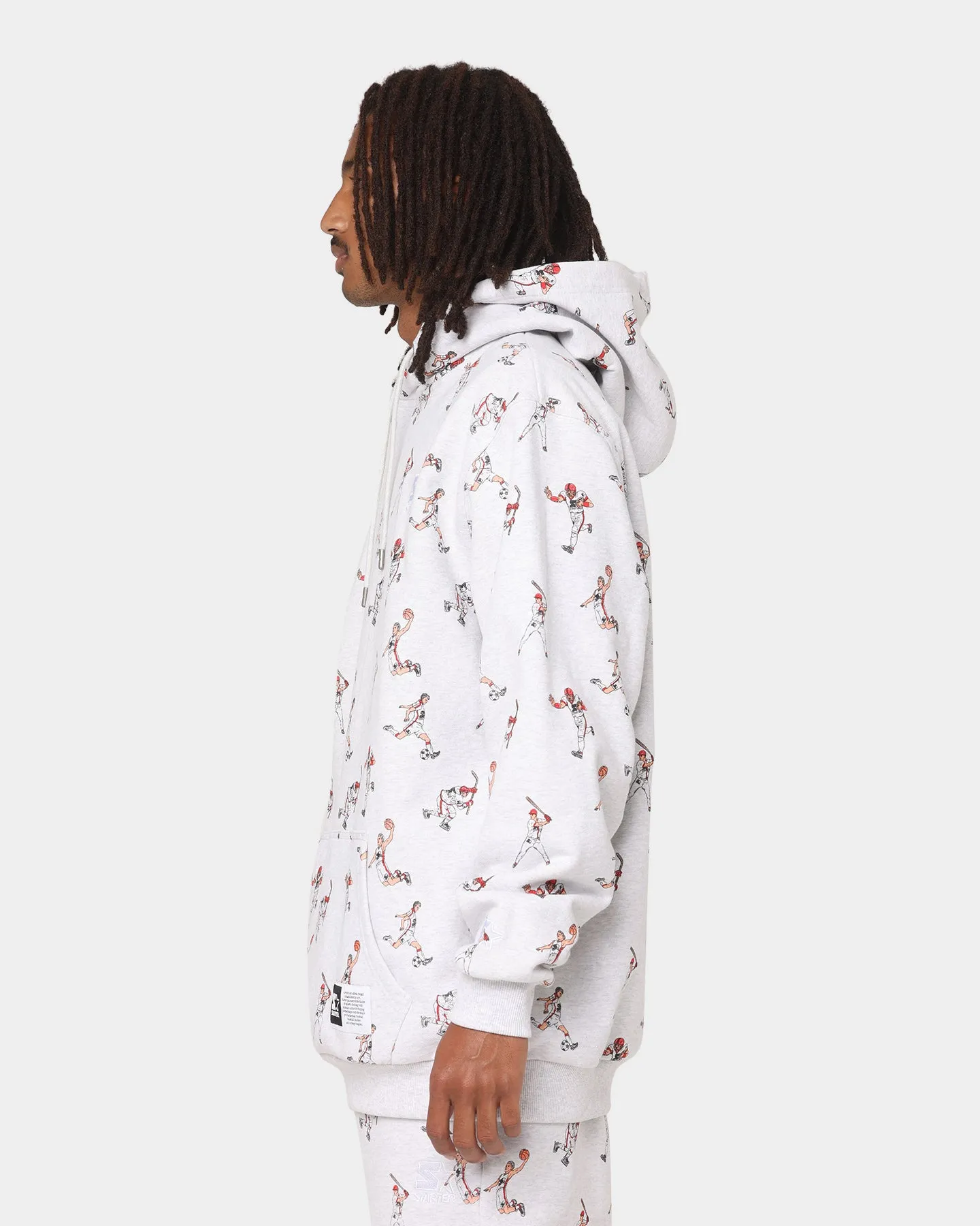 Starter Sports Stars Hoodie Pepper Grey