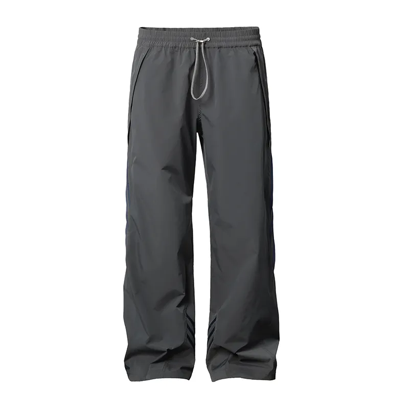 Striped Paratrooper Drawstring Sports Pants