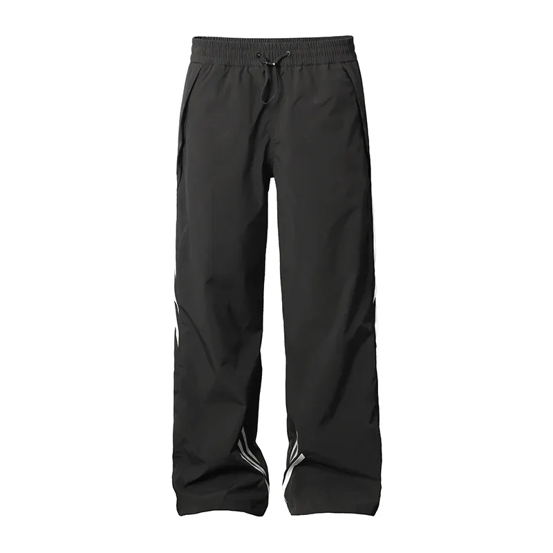 Striped Paratrooper Drawstring Sports Pants