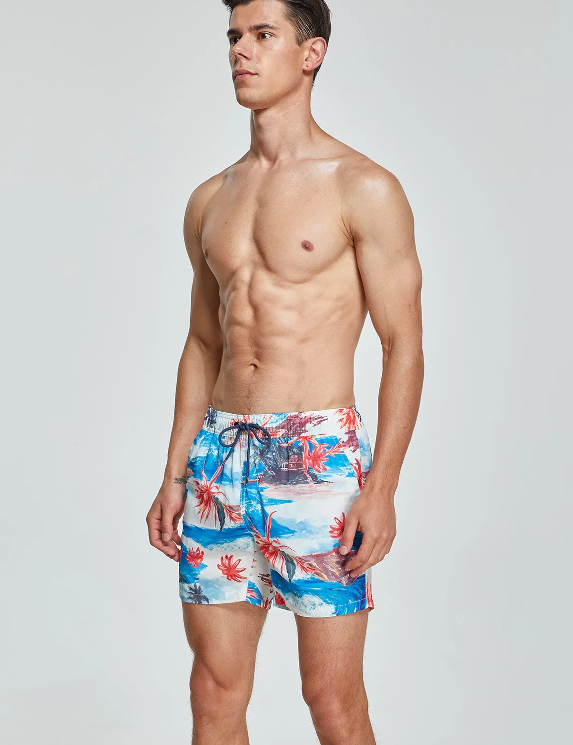 Swim Shorts 231301 with Quick-Dry in Tropicali Cruzer