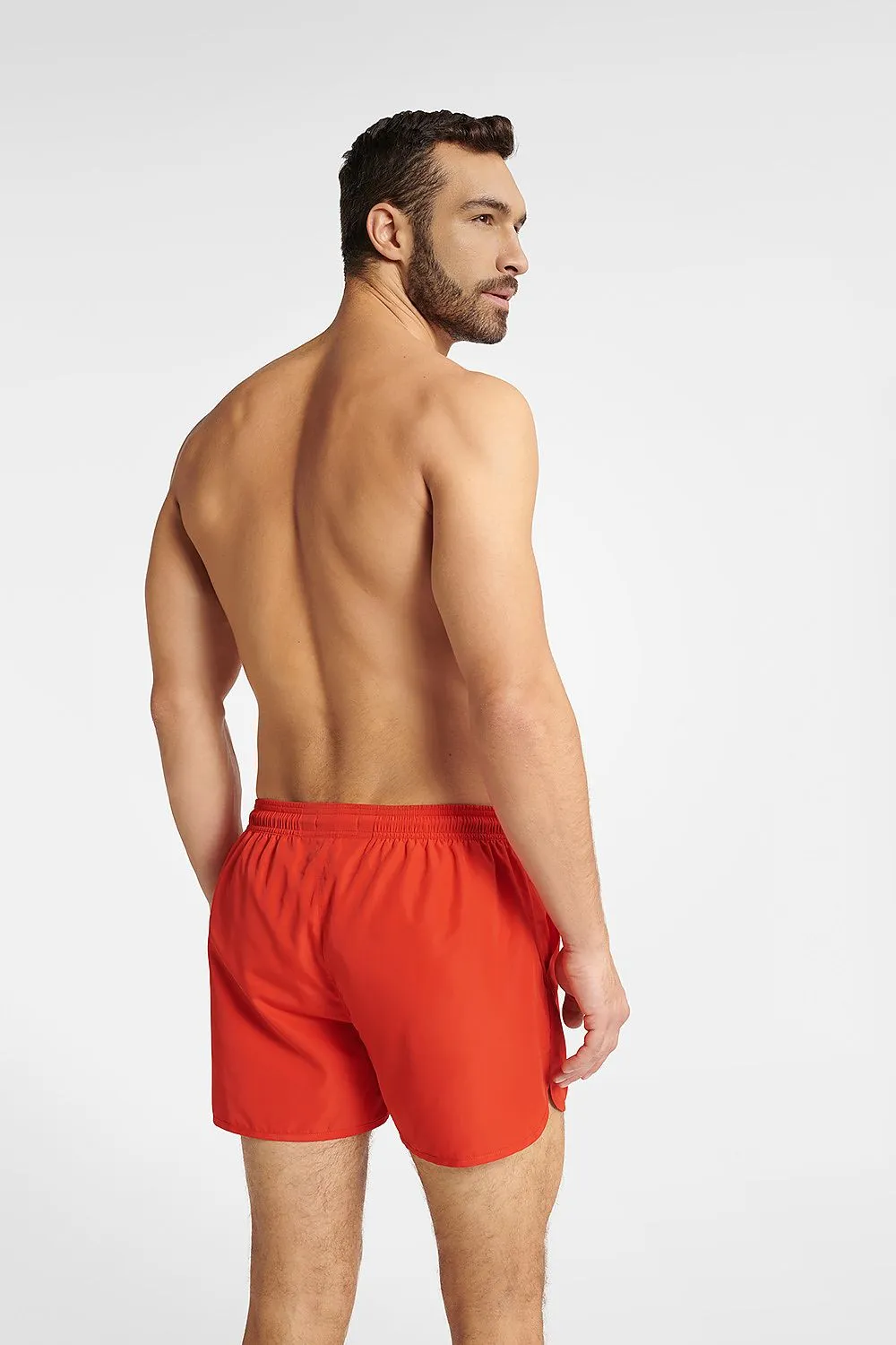 TEEK - Reddish Orage Mens Swimming Trunks