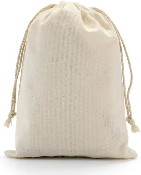 TT Canvas Drawstring Muslin Bags