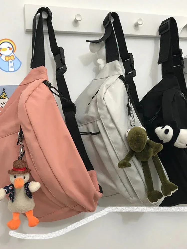 UAKISS  -  Large Capacity Storage Waist Bag Canvas Fanny Pack for Men Women Big Blet Bag Multi-Functional Chest Bags Waist Packs
