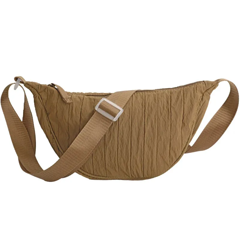 UAKISS  -  Wrinkled Cloud Shoulder Bags Women Luxury Designer Fashion Simple Crossbody Sling Bag Female Casual Versatile Fanny Packs