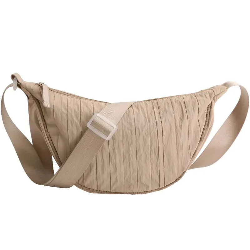 UAKISS  -  Wrinkled Cloud Shoulder Bags Women Luxury Designer Fashion Simple Crossbody Sling Bag Female Casual Versatile Fanny Packs