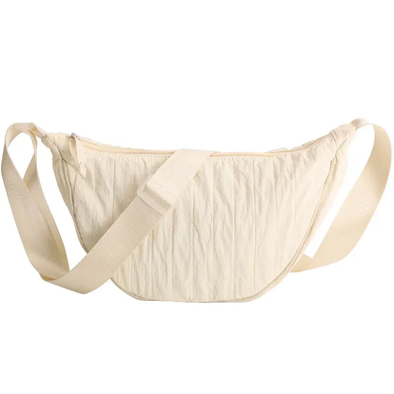 UAKISS  -  Wrinkled Cloud Shoulder Bags Women Luxury Designer Fashion Simple Crossbody Sling Bag Female Casual Versatile Fanny Packs
