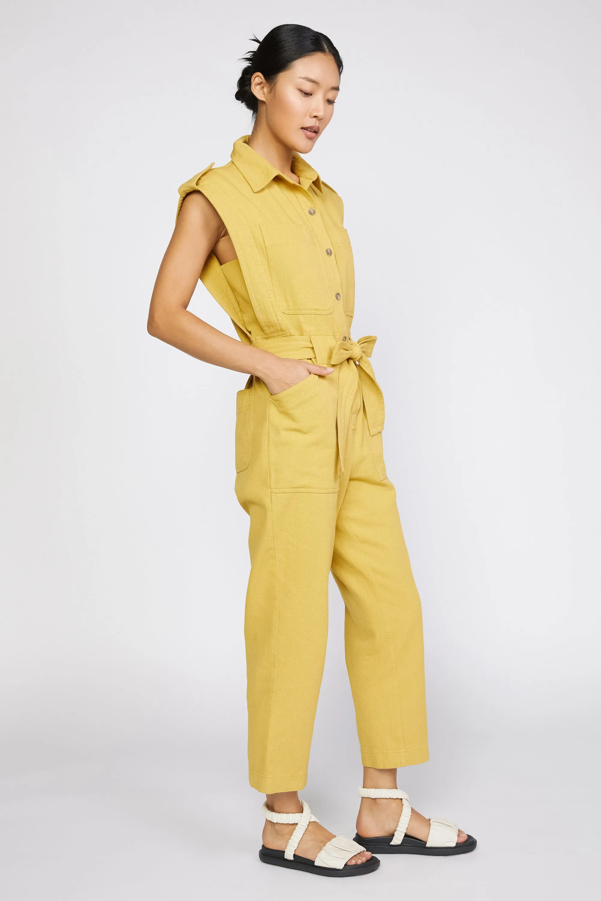 Utility Buttondown Jumpsuit
