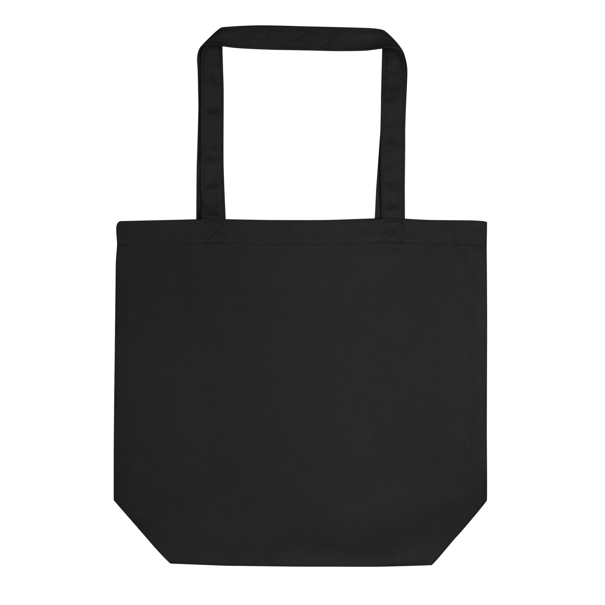 Vegan Organic Tote: Bewitched Quote & Witch on Broom Design